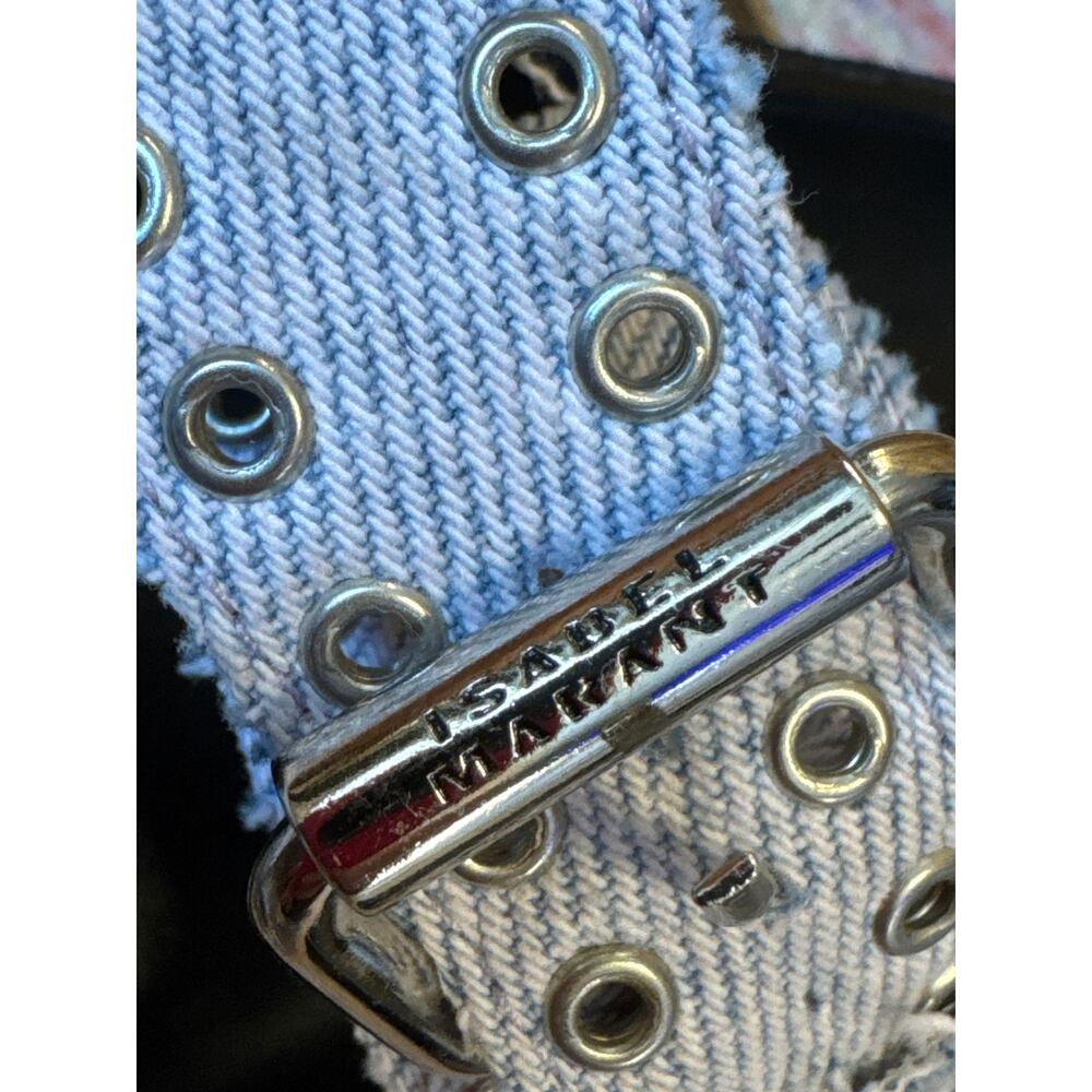 Isabel Marant Lennyo denim dual-buckle sandals - Picture 12 of 12